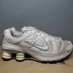 Nike Shox White Silver Womens Running Size 8.5
